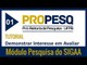 Playlist: Tutoriais Módulo Pesquisa SIGAA 